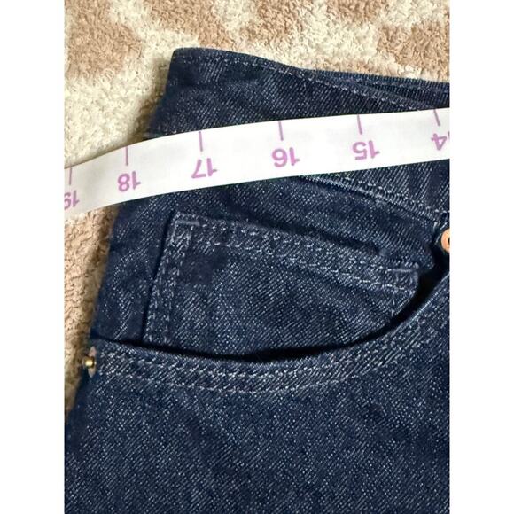 NWT Universal Thread Size 14 32R Dark Wash Jean Stretch Shorts Vintage Midi - Picture 7 of 9